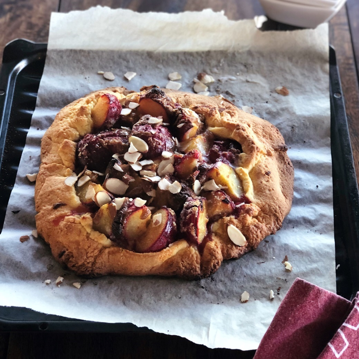 PLUM ALMOND GALETTE